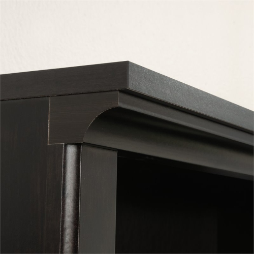Sauder Select 5 Shelf Bookcase in Estate Black