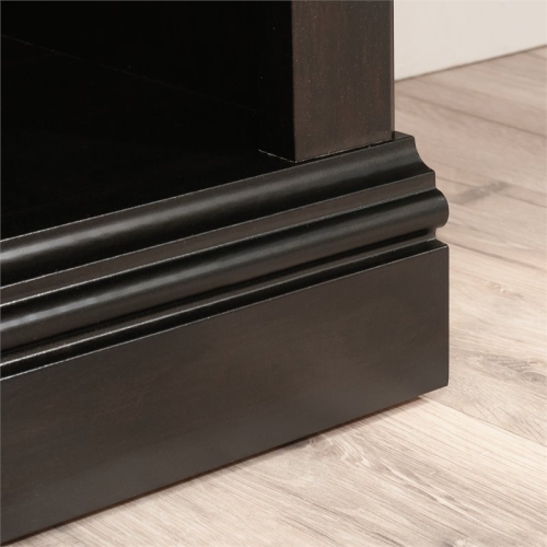 Sauder Select 5 Shelf Bookcase in Estate Black