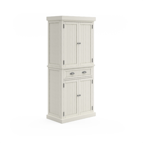Homestyles Nantucket Wood Pantry in Off White