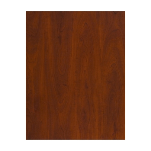 Series C 60W Bow Front L Desk with Drawers in Hansen Cherry - Engineered Wood