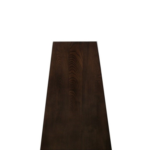 Leick Furniture Recliner Wood Wedge Table in a Chocolate Oak Finish