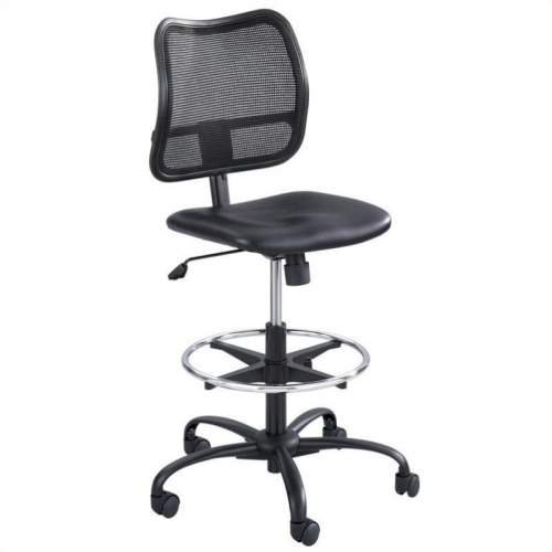 SAFCO  Vue Heavy Duty Stool In Black Vinyl