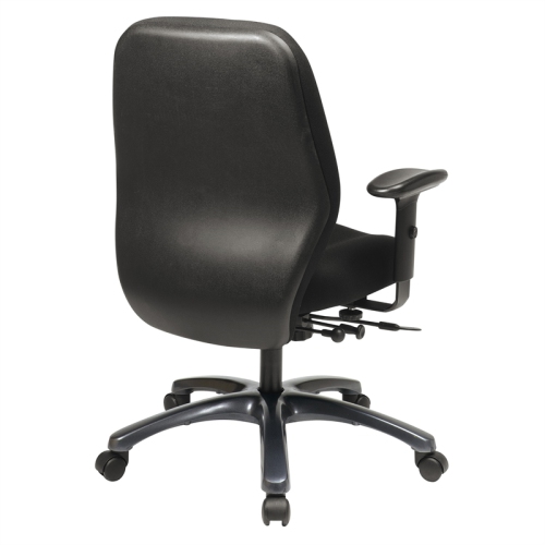 24 Hour Ergonomic Black Chair with 2-to-1 Synchro Tilt