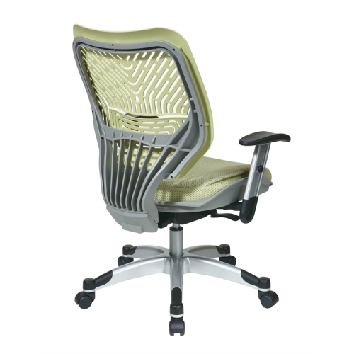 Unique Self Adjusting Kiwi Green Space Flex Back Managers Chair
