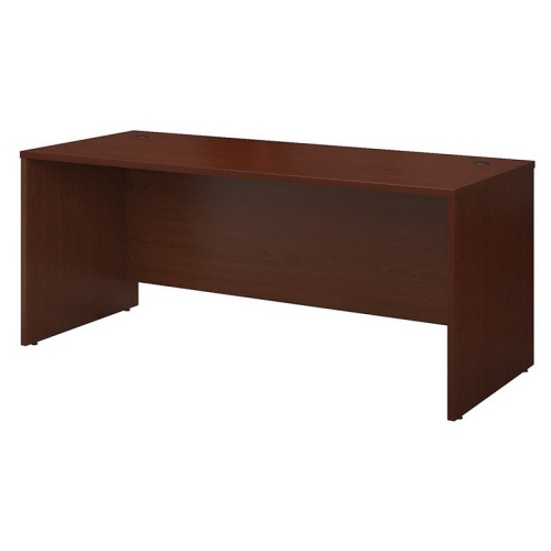 BBF Series C 72W X 30D Office Desk In Mahogany - Engineered Wood