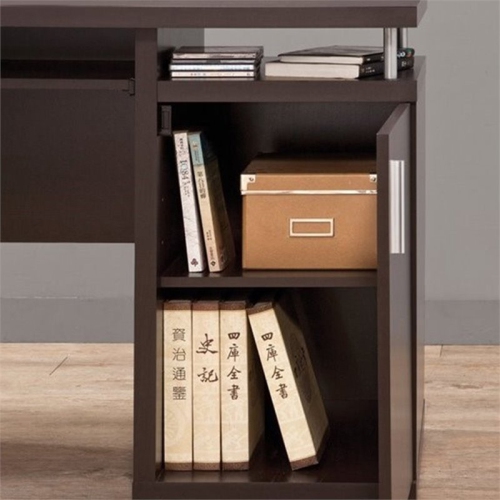 Coaster 2 Drawer Computer Desk in Cappuccino