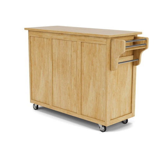Homestyles Create-a-Cart Wood Rolling Kitchen Cart in Brown