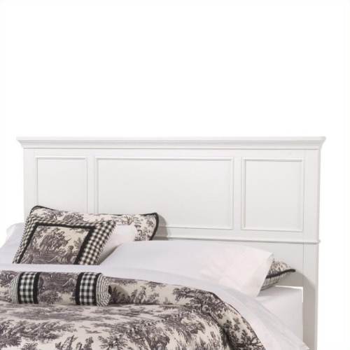 HOMESTYLES  Naples Wood King Headboard In Off White