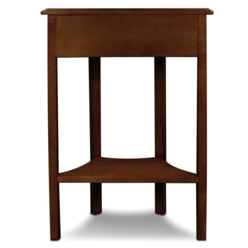 Leick Furniture Demilune Wood Hall Stand in Bronze