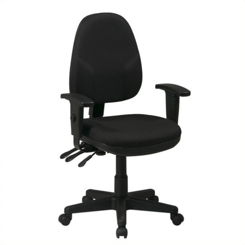 Dual Function Ergonomic Office Chair in Black