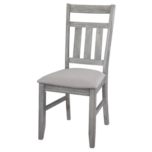 Powell Cafe Turino 18" Dining Chair in Grey Oak Stain