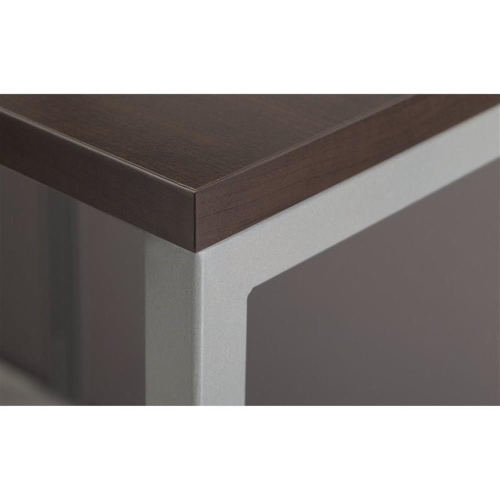 Bureau d’ordinateur en bois Easy Office de Bush Business Furniture pour quatre personnes au fini cerisier moka