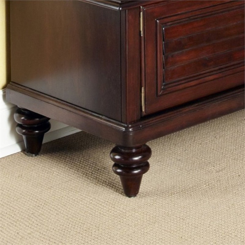 Homestyles Bermuda Wood Hall Tree in Brown