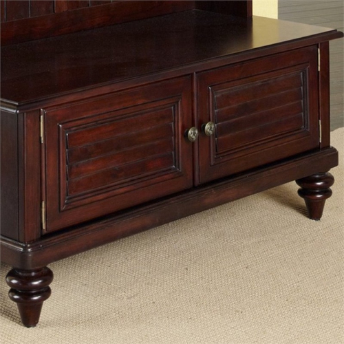 Homestyles Bermuda Wood Hall Tree in Brown