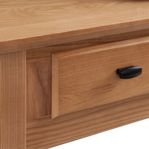 Leick Favorite Finds Wood Console Table in Natural Desert Sands