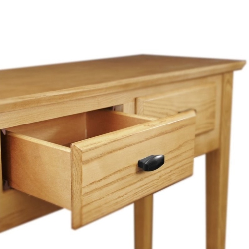 Leick Favorite Finds Wood Console Table in Natural Desert Sands