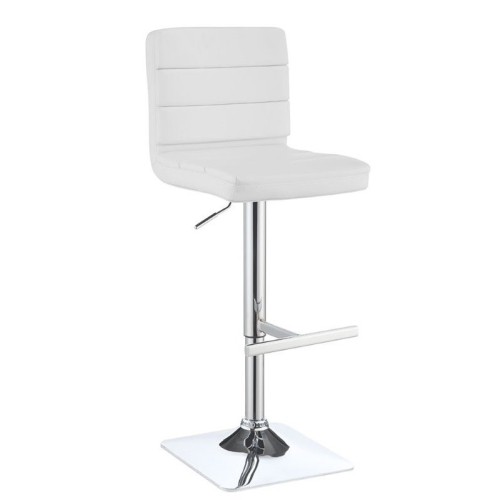 Coaster Height Adjustable Bar Stool in White Best Buy Canada