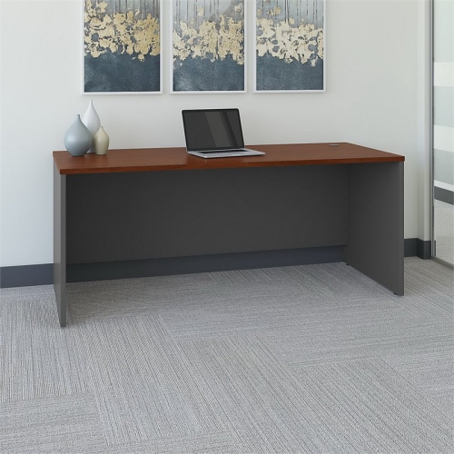 Series C 72W x 30D Office Desk in Hansen Cherry - Engineered Wood