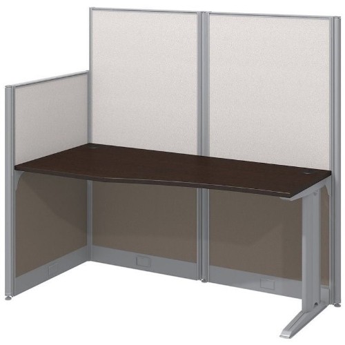 BBF  Bush Business Office-In-An-Hour Straight Workstation In Mocha Cherry