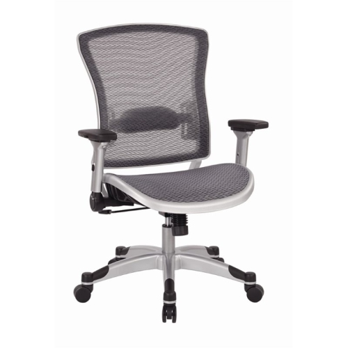 OFFICE STAR  Executive Gray Mesh Back Office Chair