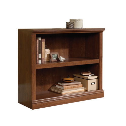 Sauder Select Engineered Wood 2-Shelf Bookcase in Oiled Oak Finish