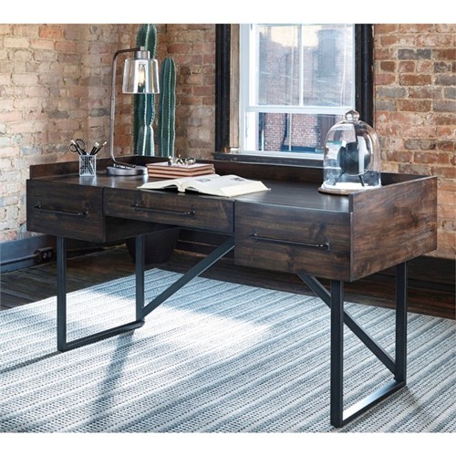 Ashley Furniture Contemporary With 3 Drawer - Brown