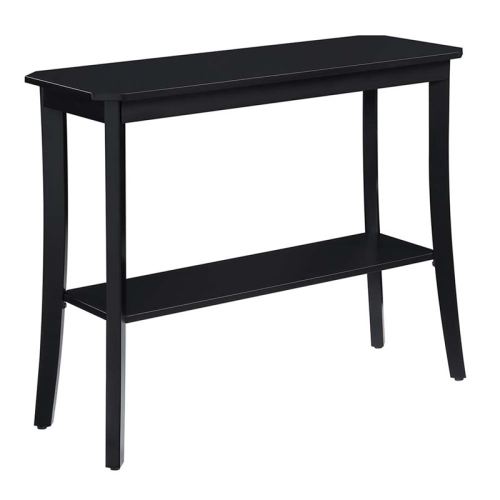 Convenience Concepts Designs2Go Baja Console Table in Black Wood Finish
