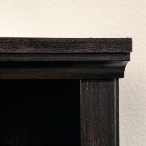 Sauder Select Engineered Wood 3-Shelf Bookcase in Estate Black