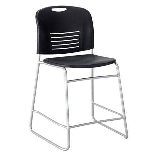 SAFCO  25" Counter Drafting Chair In In Black