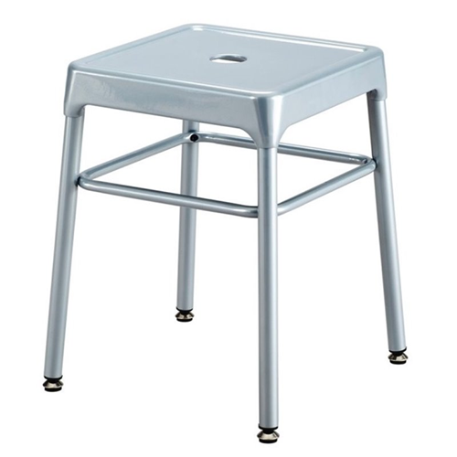 SAFCO  Steel 18" Guest Stool In In Silver