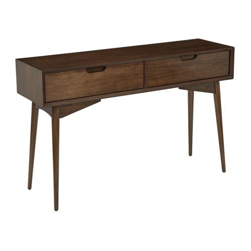 Copenhagen Console Table in Walnut Brown Finish
