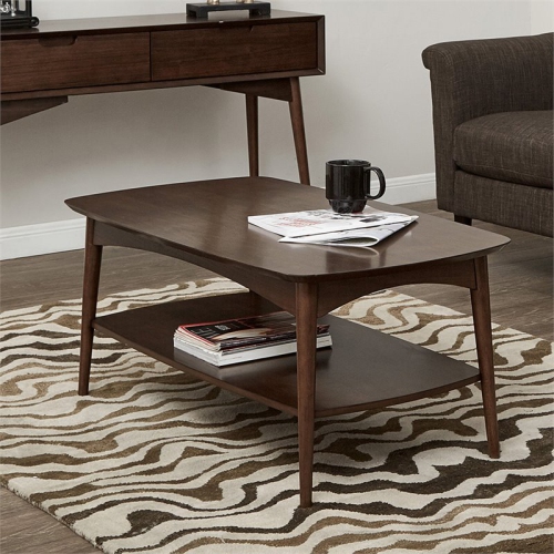 Copenhagen Console Table in Walnut Brown Finish