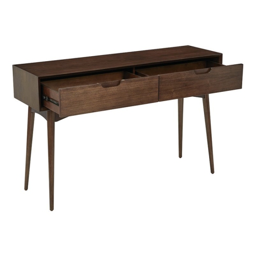 Copenhagen Console Table in Walnut Brown Finish