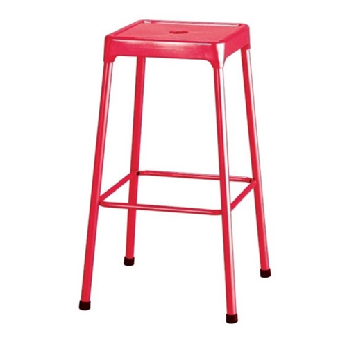 Safco 29" Steel Bar Stool in Red