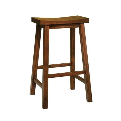 Powell Furniture 29" Bar Stool in Honey Brown