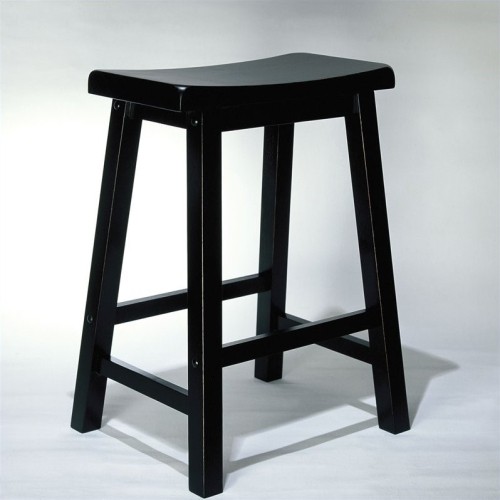 Powell Furniture 24" Counter Stool in Antique Black