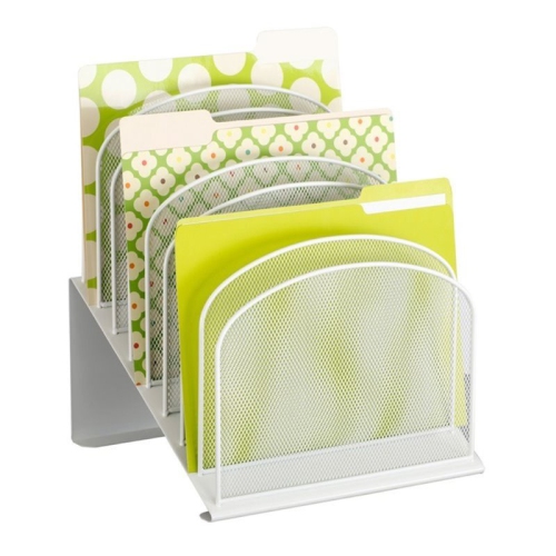 Safco Onyx 8 Tier Desk Organizer in White