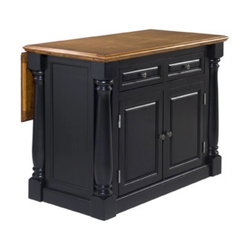 Homestyles Monarch Black Kitchen Island
