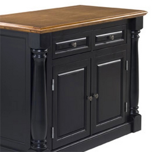 Homestyles Monarch Black Kitchen Island