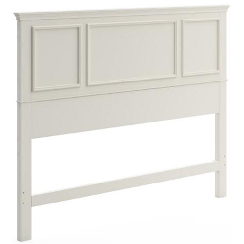 Homestyles Naples Wood Queen Headboard in Off White