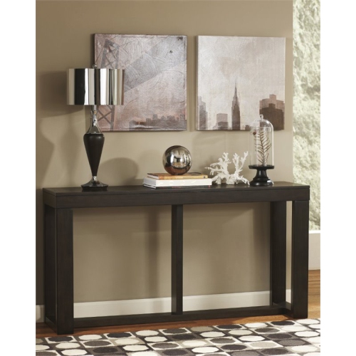 Ashley Furniture Watson Console Table in Dark Brown