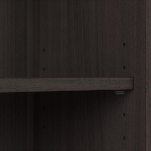 Cabot 5 Shelf Tall Bookcase in Heather Gray - Engineered Wood