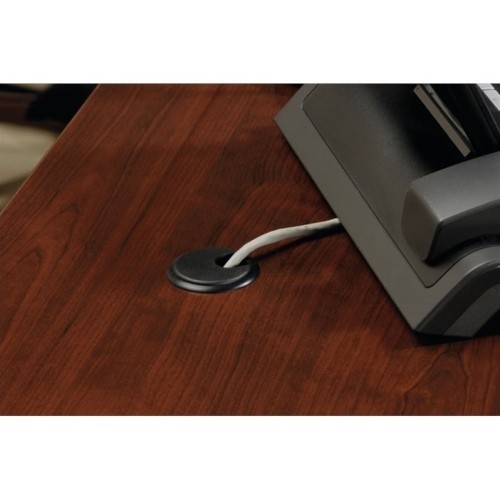 Sauder Via Executive Desk In Classic Cherry Best Buy Canada