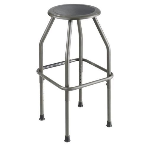 Safco Diesel Adjustable Drafting Stool in Pewter