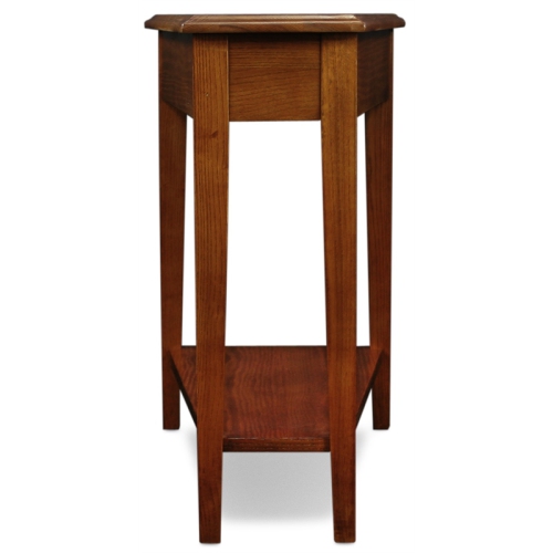 Leick Furniture Favorite Finds Recliner Wedge Table in Medium Oak