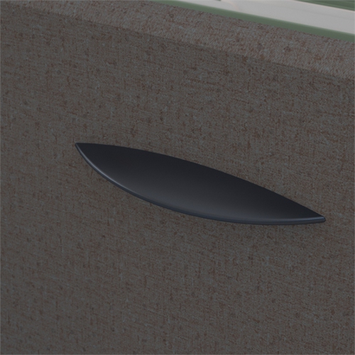 Series A 60" Desk with Mobile File Cabinet in Slate - Engineered Wood