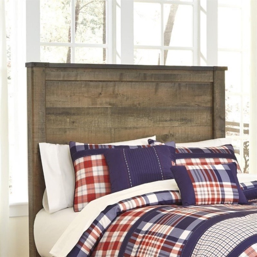 ASHLEY FURNITURE  Trinell Wood Full Panel Headboard In Brown