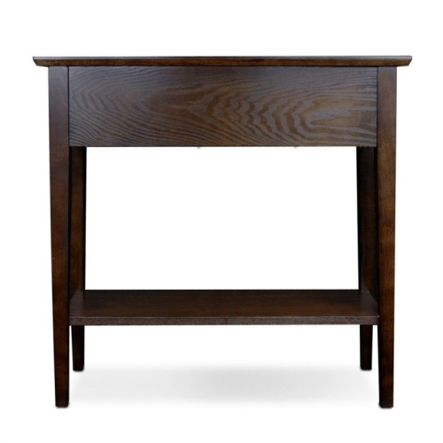 Leick Furniture Hall Wood Console-Sofa Table in Chocolate Oak Finish