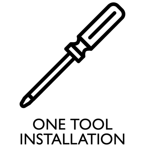 Leick Furniture Solid Wood Round Glass Top Coffee Table in Oak