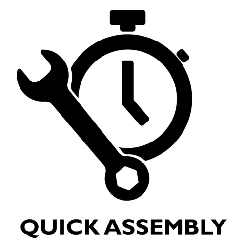 Leick Furniture Solid Wood Round Glass Top Coffee Table in Oak